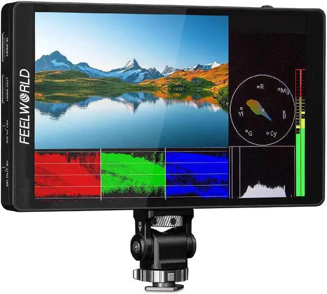 Main image of F7 PRO 7 Inch Touch Screen DSLR Camera Field Monitor with 3D Lut HDR Waveform F970 External Power Install Kit 1920x1200 4K 60Hz HDMI Input Output 8.4V DC Output 5V Type-c Input Mini Hot Shoe