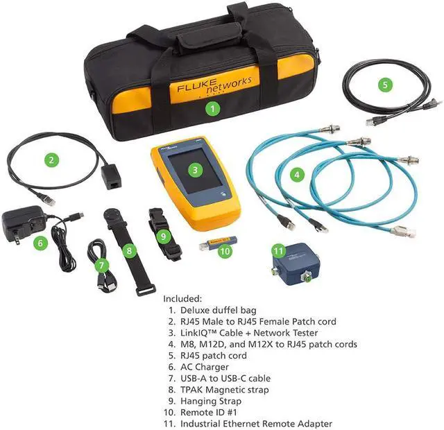 Alt view image 3 of 6 - Fluke Networks Industrial Ethernet Tester