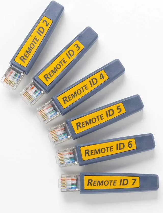 Main image of Fluke Networks Remote ID Kit for MS-POE MicroScanner with Identifiers #2-7