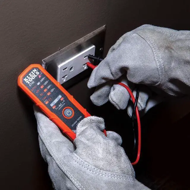 Alt view image 4 of 7 - Voltage Tester Kit, GFCI Receptacle Tester, AC/DC Voltage Tester, Detects Common Electrical Wiring Problems