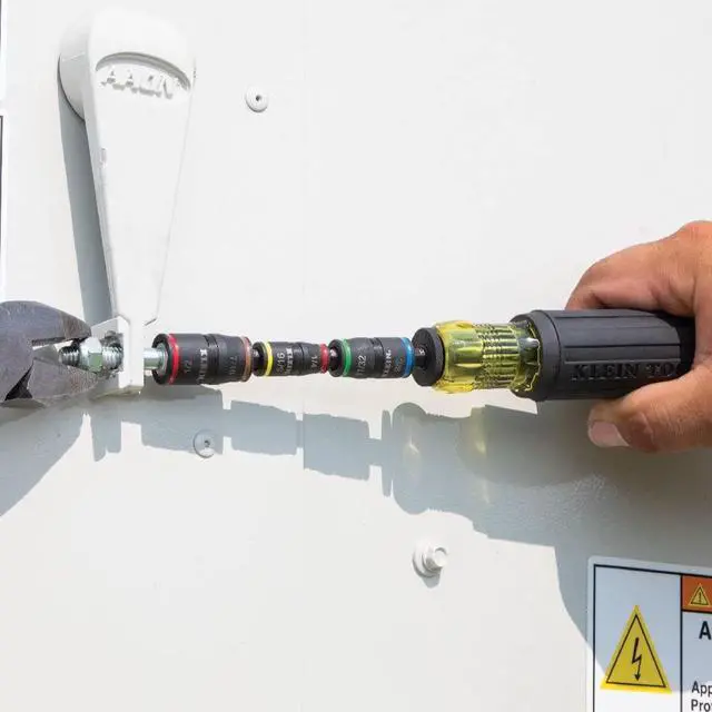 Alt view image 5 of 7 - Impact Driver, 7-in-1 Impact Flip Socket Set, 6 Hex Driver Sizes plus a 1/4-Inch Bit Holder