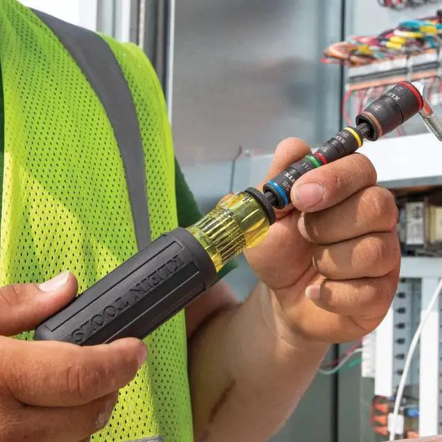 Alt view image 3 of 7 - Impact Driver, 7-in-1 Impact Flip Socket Set, 6 Hex Driver Sizes plus a 1/4-Inch Bit Holder