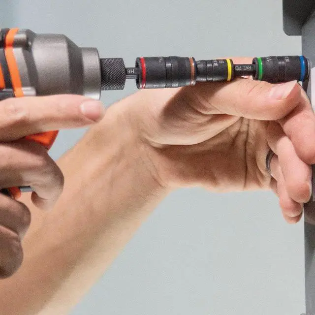 Alt view image 4 of 7 - Impact Driver, 7-in-1 Impact Flip Socket Set, 6 Hex Driver Sizes plus a 1/4-Inch Bit Holder