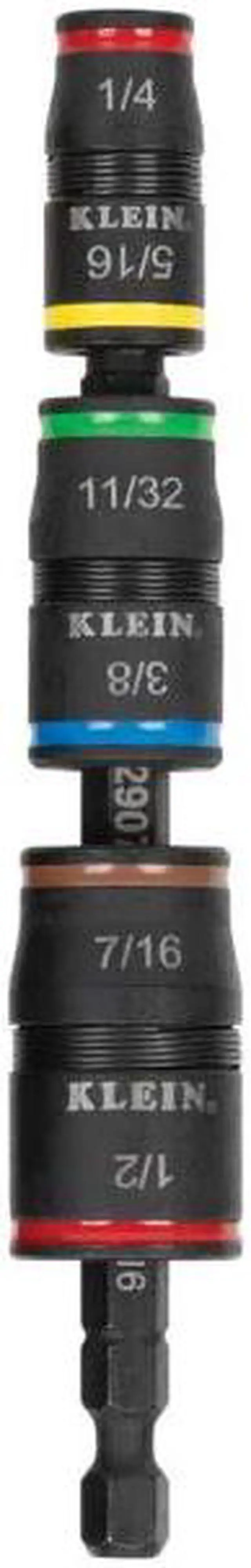 Main image of Impact Driver, 7-in-1 Impact Flip Socket Set, 6 Hex Driver Sizes plus a 1/4-Inch Bit Holder