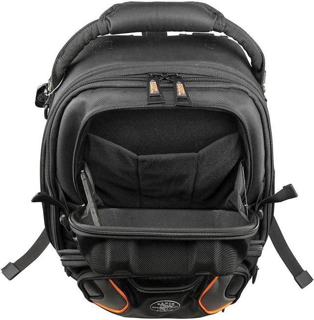 Alt view image 5 of 6 - Tool Bag Backpack, Durable Electrician Backpack with 48 Pockets for Hand Tools, Waterproof Bottom, Removable Tool Carrier