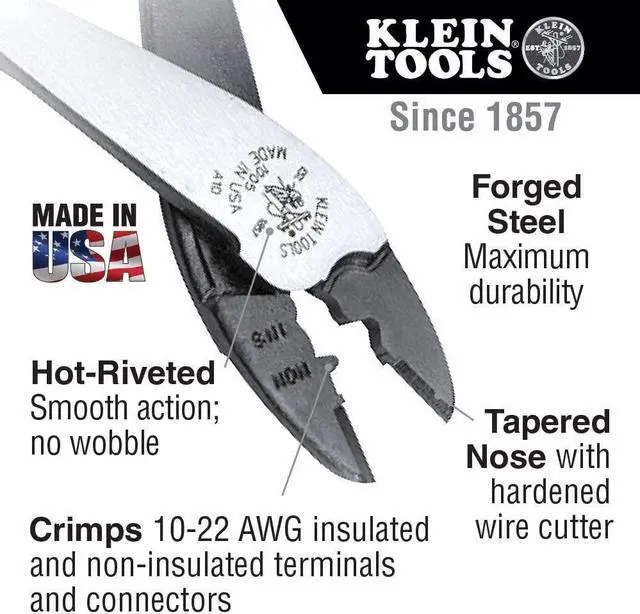 Alt view image 5 of 6 - Hand Tools Kit includes Pliers, Screwdrivers, Nut Drivers, Backpack, and More Jobsite Tools, 28-Piece