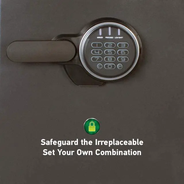 Alt view image 3 of 6 - SentrySafe Fireproof Safe with Digital Keypad 1.23 Cubic Feet, Black