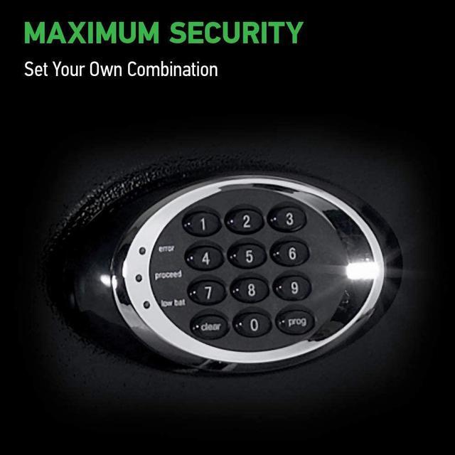 Alt view image 4 of 6 - SentrySafe Fireproof Waterproof Safe with Digital Keypad, 4.71 Cubic Feet , Black