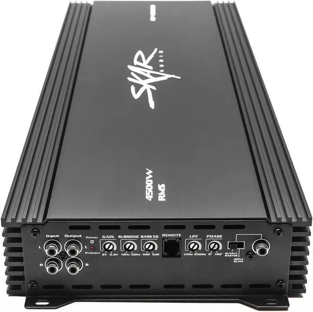 Alt view image 2 of 5 - SKAR AUDIO RP-4500.1D 7000 WATT MAX POWER CLASS D MONOBLOCK SUB AMPLIFIER