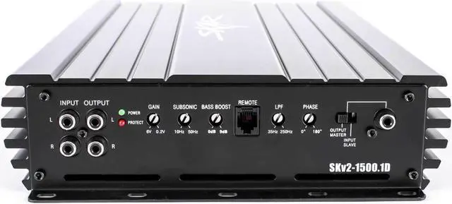 Alt view image 2 of 5 - SKAR AUDIO SKv2-1500.1D 2,200 WATT MAX POWER CLASS D MONOBLOCK SUB AMPLIFIER
