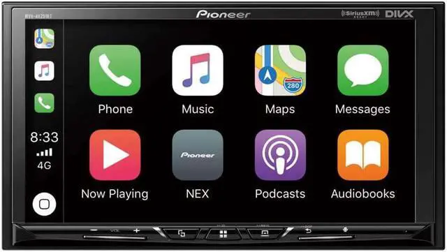 Alt view image 2 of 4 - Pioneer MVH-AV251BT Digital Multimedia Video Receiver with 7" Hires Touch Panel Display, Apple CarPlay, Android AUT, Built-in Bluetooth, and SiriusXM-Ready (Does not Play CDs)
