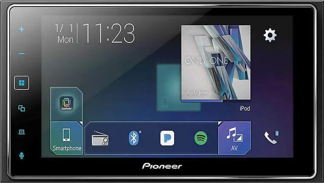 Alt view image 5 of 5 - Pioneer MVH 1400NEX Digital Multimedia Video Receiver Apple CarPlay Bluetooth