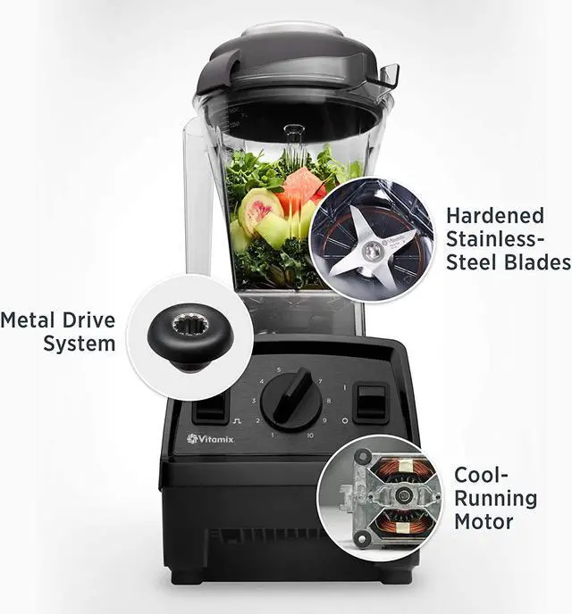 Alt view image 2 of 5 - Vitamix E310 Explorian Blender, Professional-Grade, 48 oz. Container, Red