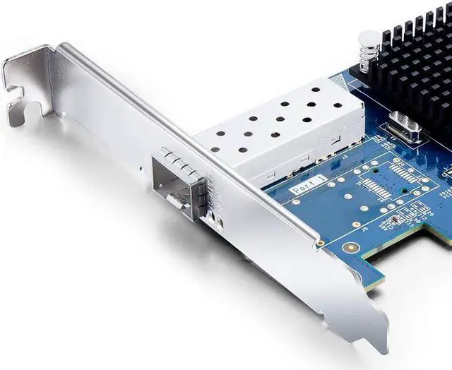Alt view image 4 of 5 - 10Gb SFP+ PCI-E Network Card NIC, Compare to Intel X520-DA1, with Intel 82599EN Chip, Single SFP+ Port, PCI Express X8, Ethernet Converged Network Adapter Support Windows Server /Linux/VMware