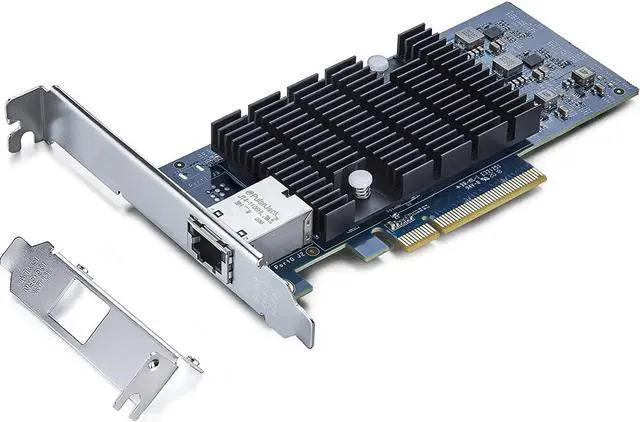 Alt view image 3 of 7 - 10Gb RJ45 PCI-E Network Card NIC, Compare to Intel X540-T1, with Intel X540-BT2 Chip, Single RJ45 Ports, PCI Express X8, Ethernet Converged Network Adapter support Windows/Linux/VMware