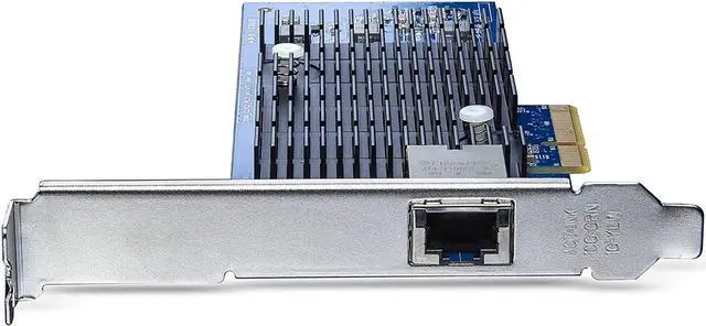 Alt view image 2 of 5 - 10Gb RJ45 PCI-E Network Card NIC, Compare to Intel X550-T1, with Intel X550-AT Chip, Single RJ45 Port, PCI Express 3.0 X4, Ethernet Converged Network Adapter Support Windows/Linux/VMware
