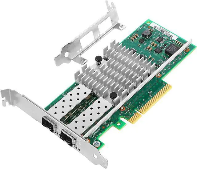 Main image of for Intel X520-DA2/X520-SR2 10GbE Converged Network Card Dual SFP+ Port PCI-E X8 with Intel 82599ES Chip