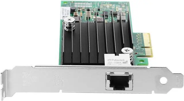 Alt view image 3 of 6 - for Intel X550-T1 10Gb Ethernet Converged Network Card(NIC/CNA) Single Copper RJ45 Port with Intel ELX550AT Controller PCI-E X4