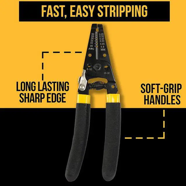 Alt view image 4 of 7 - Professional Network Tool Kit 15 In 1 - RJ45 Crimper Tool Cat 5 Cat6 Cable Tester, Gauge Wire Stripper Cutting Twisting Tool, Ethernet Punch Down Tool, Screwdriver, Knife