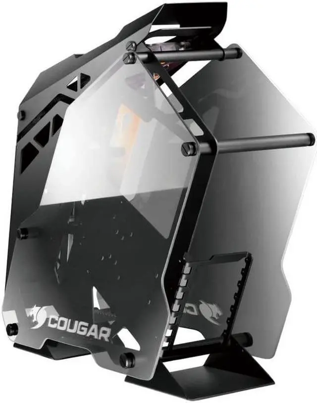 Alt view image 3 of 5 - Cougar CONQUER ATX Gaming Case - / Mini ITX / Micro ATX PC Case / ATX Computer Case- Mid Tower -Tempered Glass - Fan and Water Cooling Support