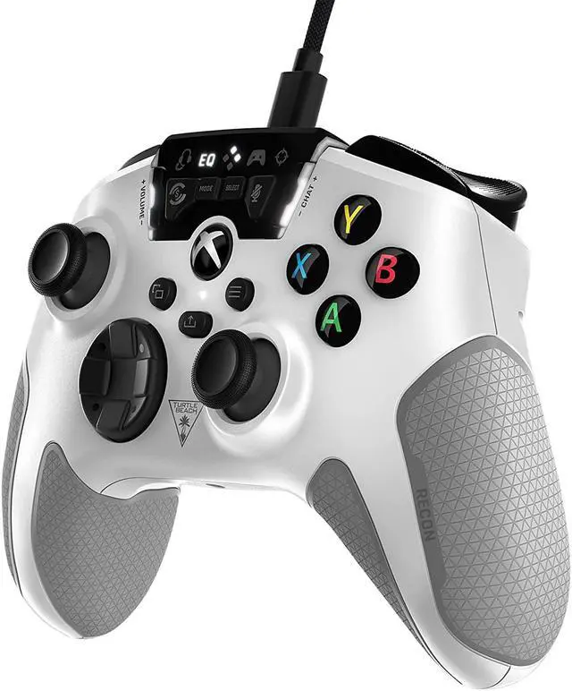 Alt view image 2 of 6 - Turtle Beach Recon Controller Wired Gaming Controller for Xbox Series X & Xbox Series S, Xbox One & Windows 10 PCs Featuring Remappable Buttons, Audio Enhancements, and Superhuman Hearing - White