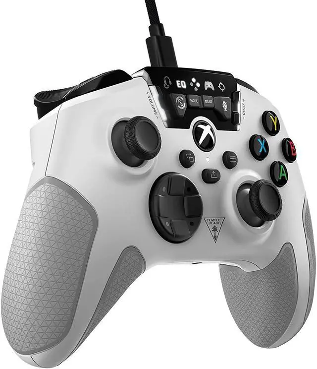 Alt view image 3 of 6 - Turtle Beach Recon Controller Wired Gaming Controller for Xbox Series X & Xbox Series S, Xbox One & Windows 10 PCs Featuring Remappable Buttons, Audio Enhancements, and Superhuman Hearing - White