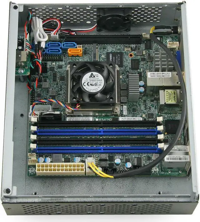Alt view image 2 of 6 - MITXPC Intel Xeon D-1518 Quad Core Mini Server w/Dual Intel 10GbE, IPMI, 8GB ECC