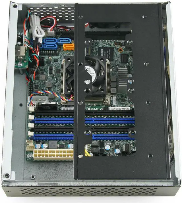 Alt view image 3 of 6 - MITXPC Intel Xeon D-1518 Quad Core Mini Server w/Dual Intel 10GbE, IPMI, 8GB ECC