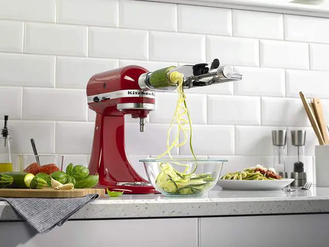 Alt view image 5 of 6 - KitchenAid Spiralizer Attachment, 1", Silver