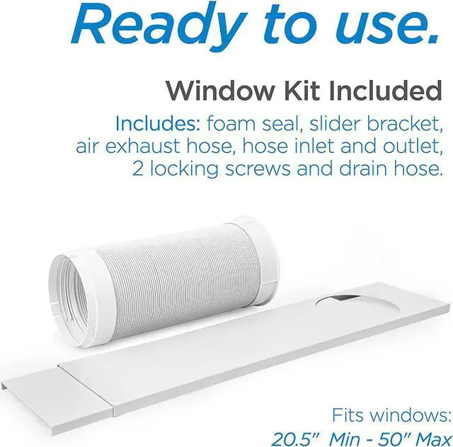 Alt view image 4 of 6 - Commericial Cool Remote Control Portable Air Conditioner, 14000 BTU, White