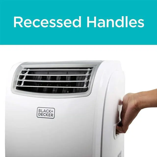 Alt view image 6 of 7 - BLACK+DECKER 14,000 BTU Portable Air Conditioner with Remote Control, White