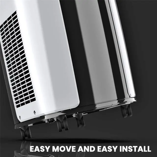 Alt view image 5 of 7 - TOSOT 8,000 BTU Portable Air Conditioner Quiet, Remote Control, Built-in Dehumidifier, Fan - Cool Rooms Up to 300 Square Feet , White