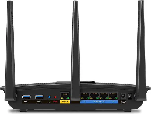 Alt view image 2 of 6 - Linksys Dual-Band Wi-Fi Router for Home (Max-Stream AC1900 MU-Mimo Fast Wireless Router)