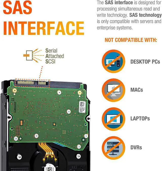 Alt view image 2 of 3 - HGST Ultrastar He10 10TB 7200 RPM 4Kn SAS 12Gb/s 256MB Cache 3.5-Inch ISE Enterprise Hard Drive
