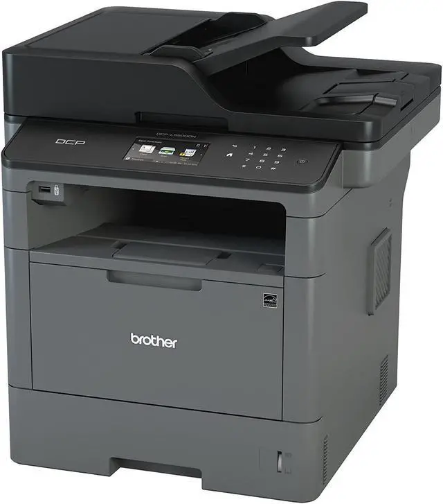 Alt view image 3 of 4 - Brother Monochrome Laser Printer, Multifunction Printer and Copier, Flexible Network Connectivity, Duplex Printing, Mobile Printing & Scanning