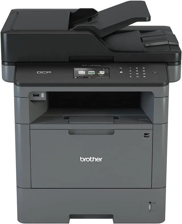 Main image of Brother Monochrome Laser Printer, Multifunction Printer and Copier, Flexible Network Connectivity, Duplex Printing, Mobile Printing & Scanning