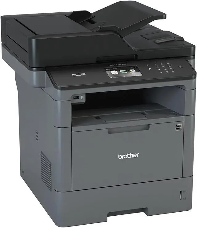 Alt view image 4 of 4 - Brother Monochrome Laser Printer, Multifunction Printer and Copier, Flexible Network Connectivity, Duplex Printing, Mobile Printing & Scanning