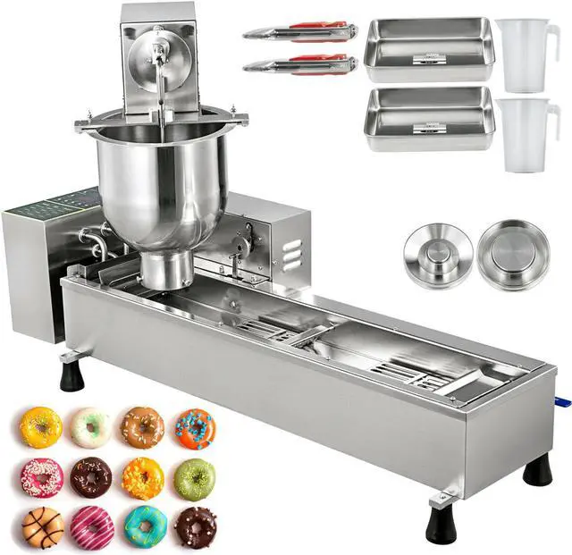 Main image of Commercial Automatic Donut Maker Doughnut Making Machine 3 Sets Free Mold