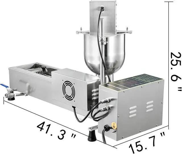 Alt view image 7 of 7 - Commercial Automatic Donut Maker Doughnut Making Machine 3 Sets Free Mold