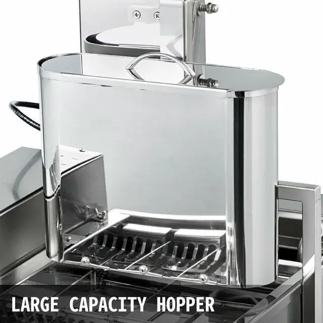 Alt view image 4 of 7 - Commercial Automatic Donut Maker Making Machine Wide Oil Tank 4 Size Donut Molds