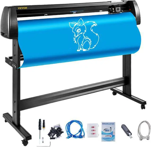 Main image of 53" Vinyl Cutter/Plotter Sign Cutting Machine Software 3 Blades LCD Screen