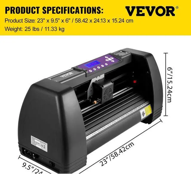 Alt view image 7 of 7 - 14" Vinyl Cutter 375mm Plotter Machine Paper Feed Cutting Printer U-Disk Offline