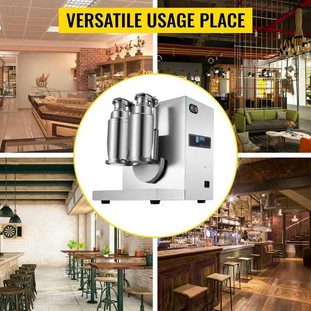 Alt view image 7 of 7 - Bubble Boba Milk Tea Shaker Shaking Machine Mixer Auto Control Cream Stainless