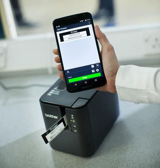 Alt view image 2 of 2 - Brother PT-P900W Label Printer