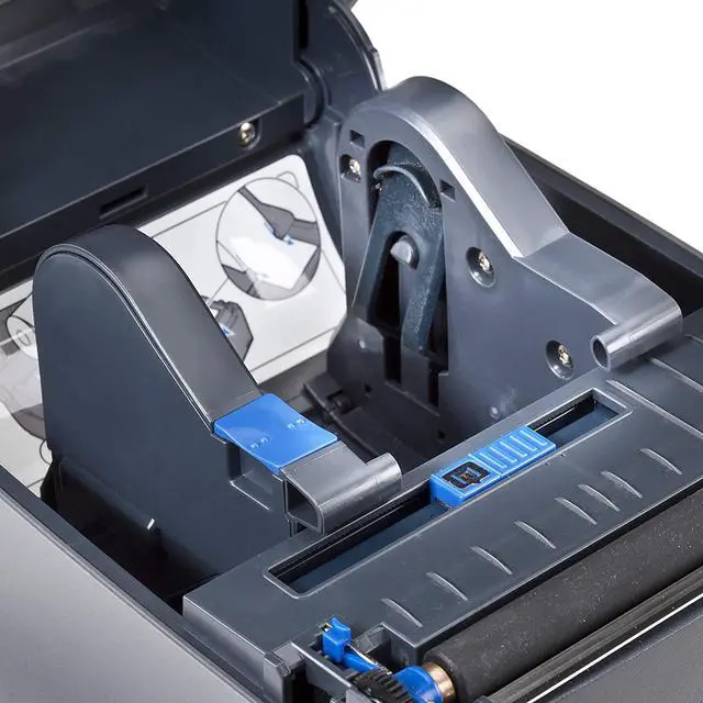 Alt view image 3 of 4 - Intermec PC43d Desktop Direct Thermal Label Printer with LCD Display and USB, Easy-to-Use Barcode Label Printer