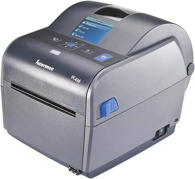 Alt view image 2 of 4 - Intermec PC43d Desktop Direct Thermal Label Printer with LCD Display and USB, Easy-to-Use Barcode Label Printer