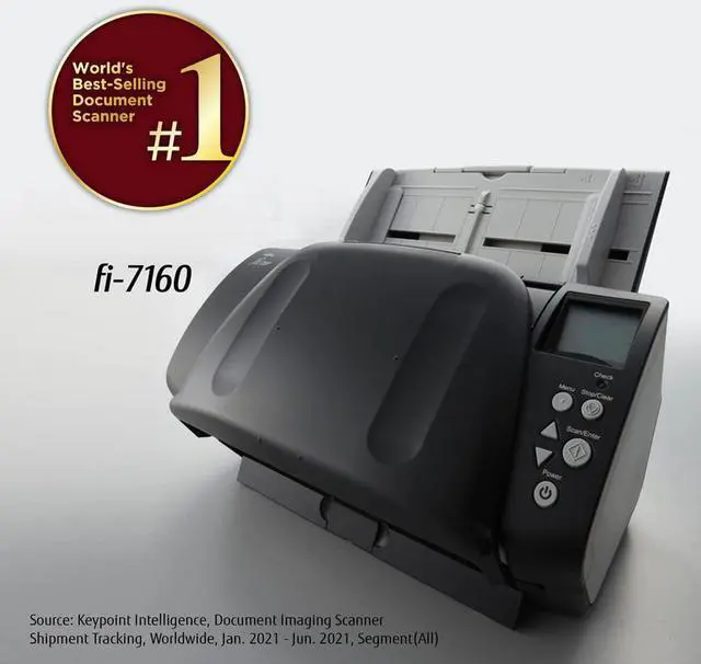 Alt view image 2 of 5 - Fujitsu Workgroup Series FI7160 Desktop Document Scanner USB 3.0 Workgroup Series