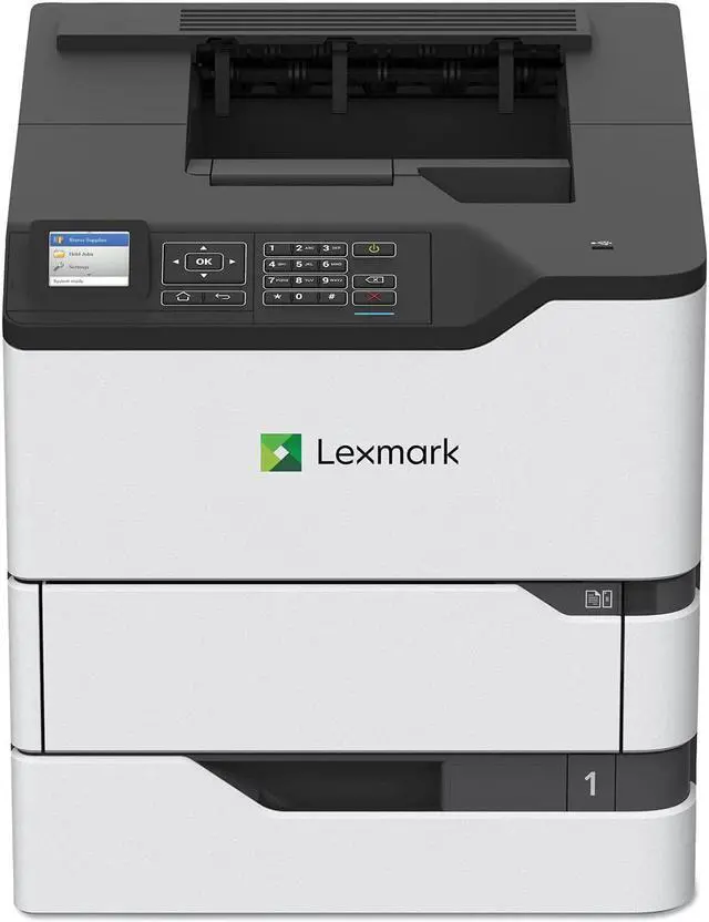 Alt view image 2 of 3 - Lexmark MS821N Monochrome Laser 55ppm 1200dpi - Gray