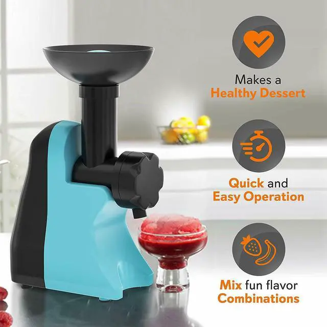 Alt view image 7 of 7 - Nutrichef NCIM30 Electric Maker-Fruit Sorbet Machine (Frozen Yogurt, Ice Cream)