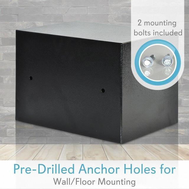 Alt view image 6 of 7 - SereneLife Fireproof Lock Box, Fireproof Box, Safe, Safes, Safe Box
